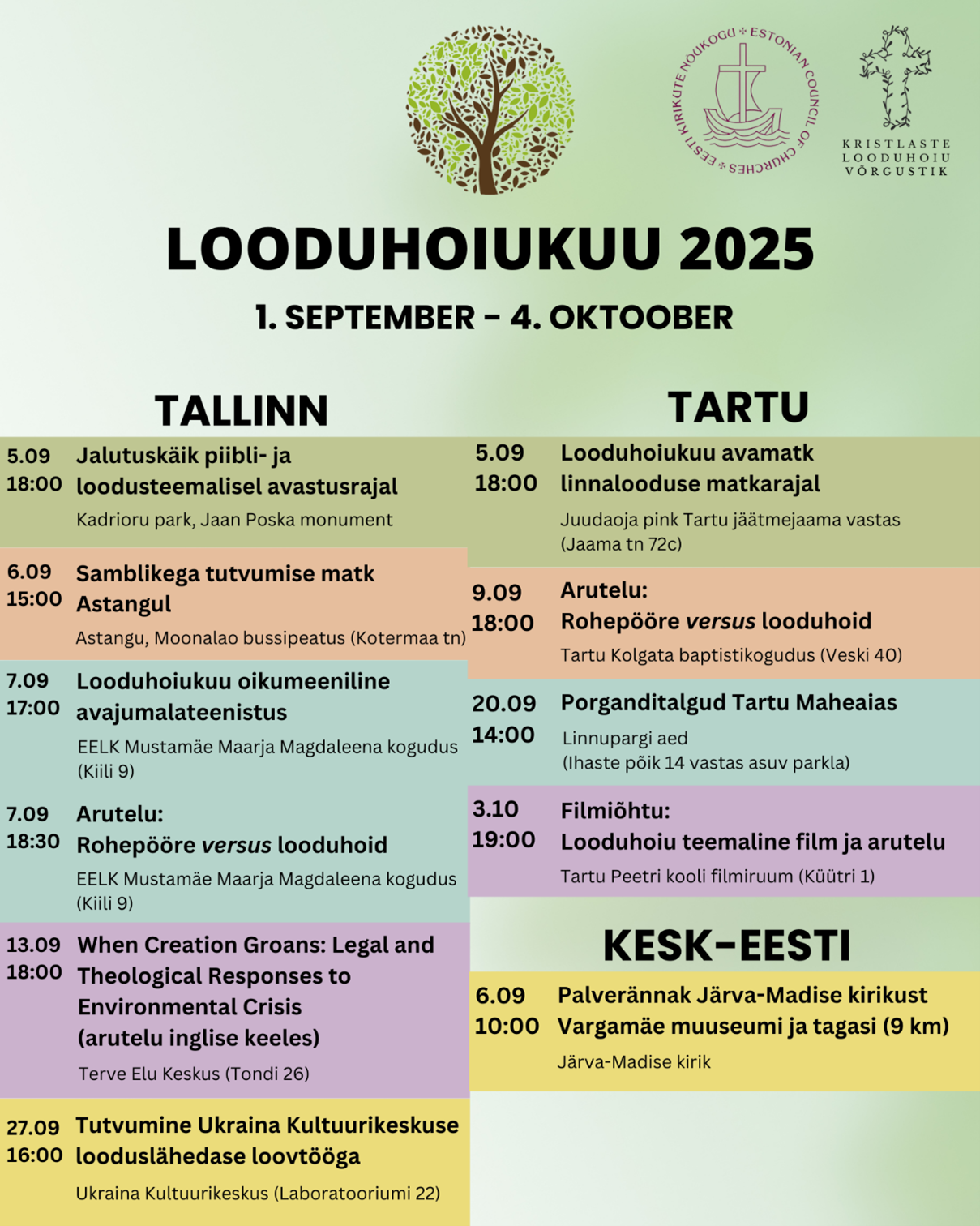 Season of Creation in Estonia